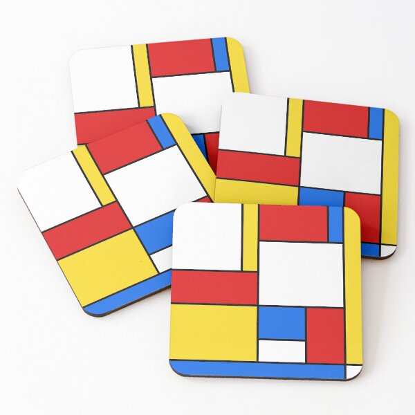 Item preview, Neoplasticism Mondrian 1 designed and sold by thepixelgarden.