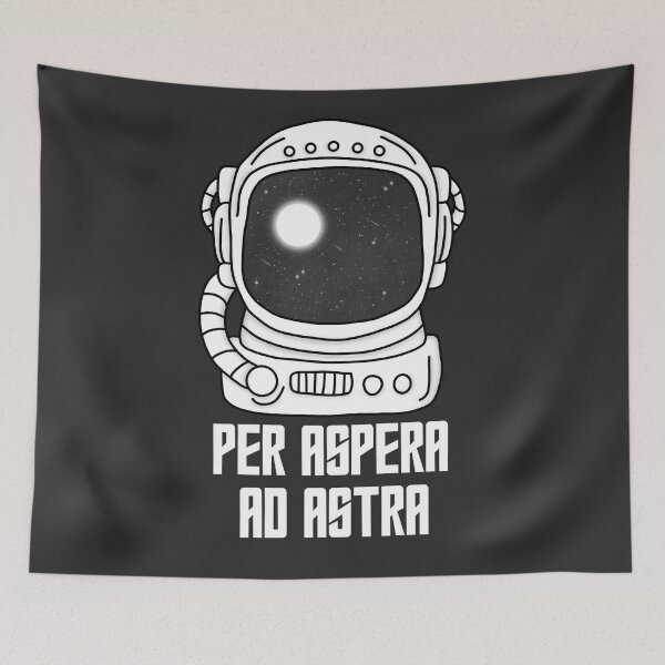 Item preview, Per Aspera Ad Astra - Space Illustration designed and sold by Homebody Hobbyist.
