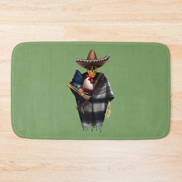 Item preview, skeleton holding a rooster   designed and sold by ApplingAcres.