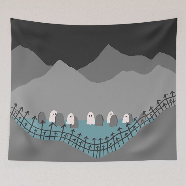 Item preview, Demiboy Halloween Pride Flag designed and sold by BreakTheBinary.