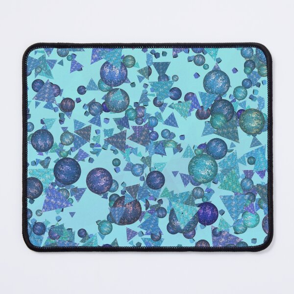 Item preview, Modern and festive shapes in shades of blue designed and sold by MarionsArt.