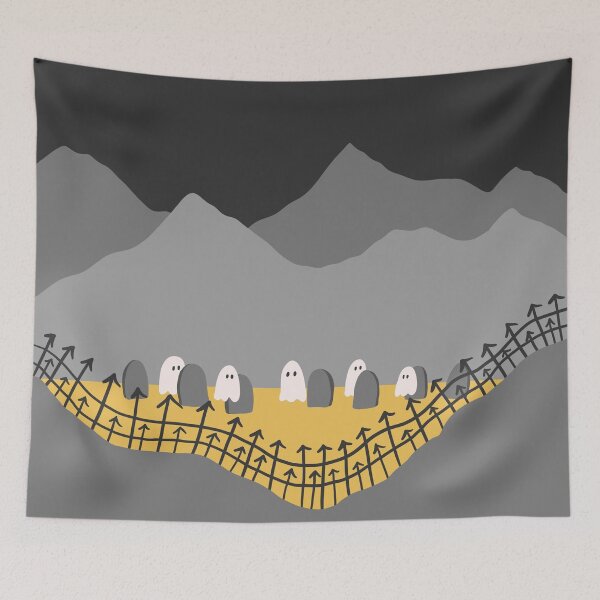 Item preview, Demigender Halloween Pride Flag designed and sold by BreakTheBinary.