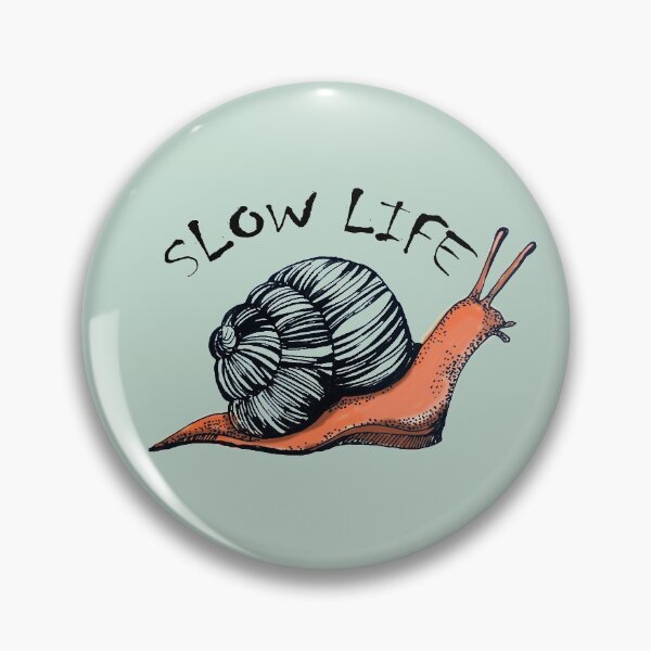 Item preview, Slow life snail designed and sold by Lemontreeart63.