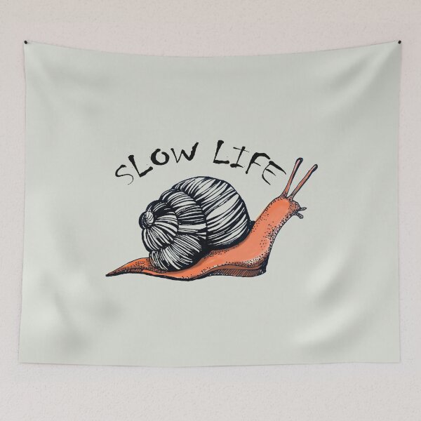 Item preview, Slow life snail designed and sold by Lemontreeart63.