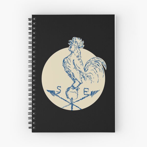 Item preview, Rooster Cockerel Crowing Weather Vane Etching   designed and sold by ApplingAcres.