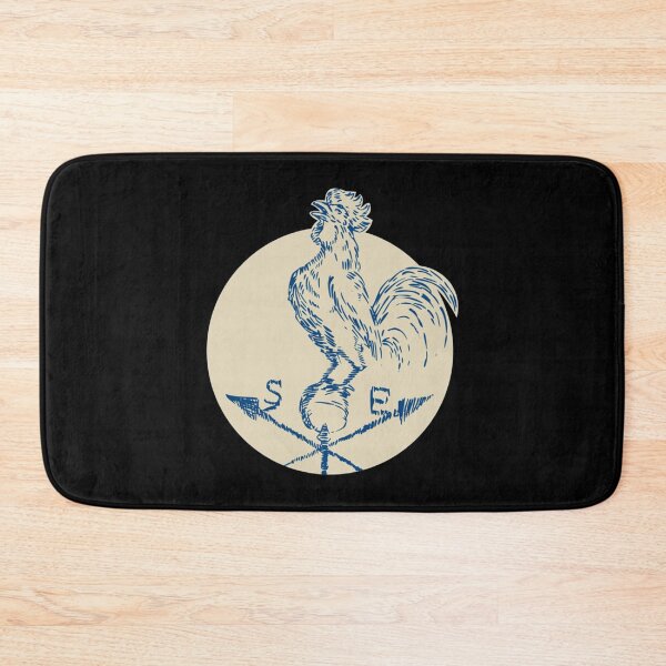 Item preview, Rooster Cockerel Crowing Weather Vane Etching   designed and sold by ApplingAcres.