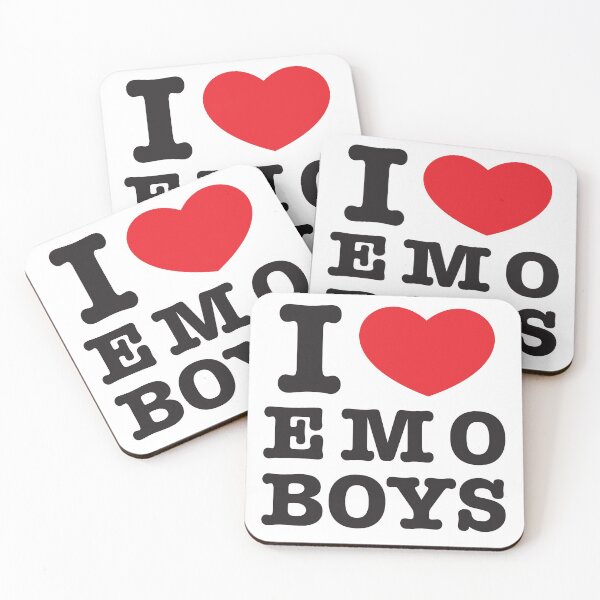 Item preview, I Love or Heart Emo Boys designed and sold by heckgogh.