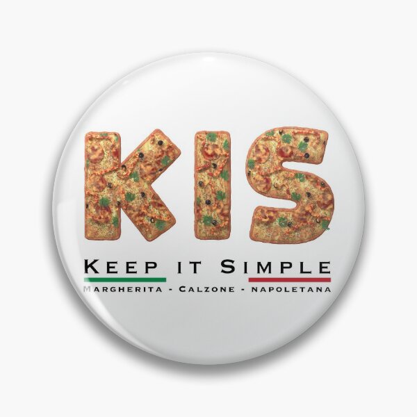 Item preview, KIS - Keep it Simple - Pizza designed and sold by Hell-Prints.