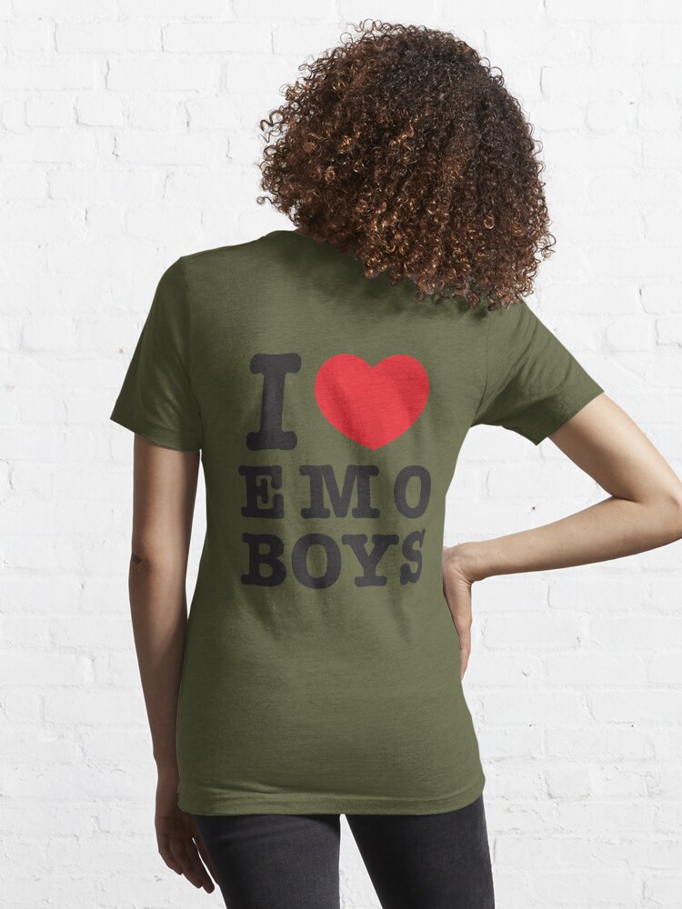 I Love or Heart Emo Boys Essential T-Shirt for Sale by heckgogh