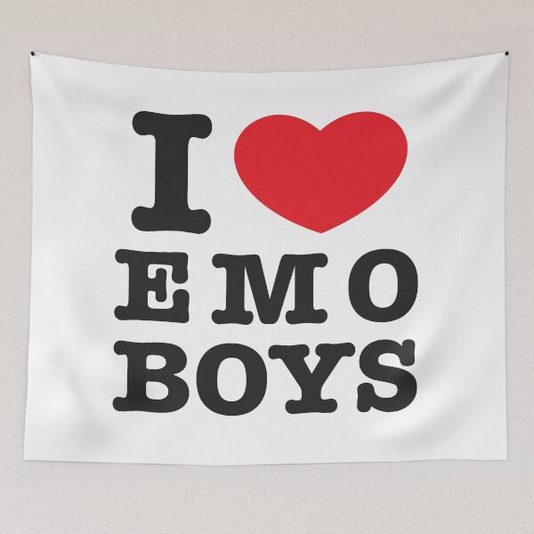 Item preview, Amo o amo a los chicos emo designed and sold by heckgogh.