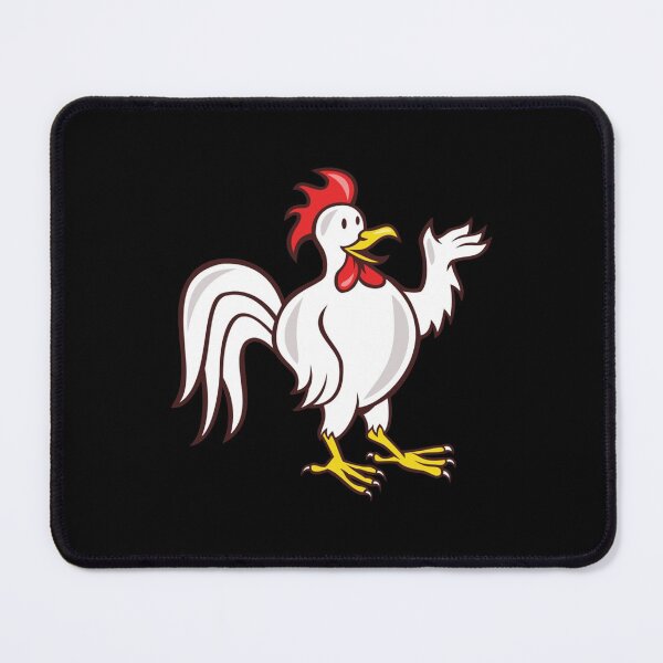 Item preview, Rooster Cockerel Waving Hello Cartoon   designed and sold by ApplingAcres.