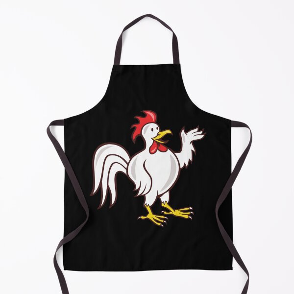 Item preview, Rooster Cockerel Waving Hello Cartoon designed and sold by ApplingAcres.