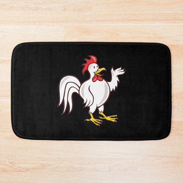 Item preview, Rooster Cockerel Waving Hello Cartoon   designed and sold by ApplingAcres.