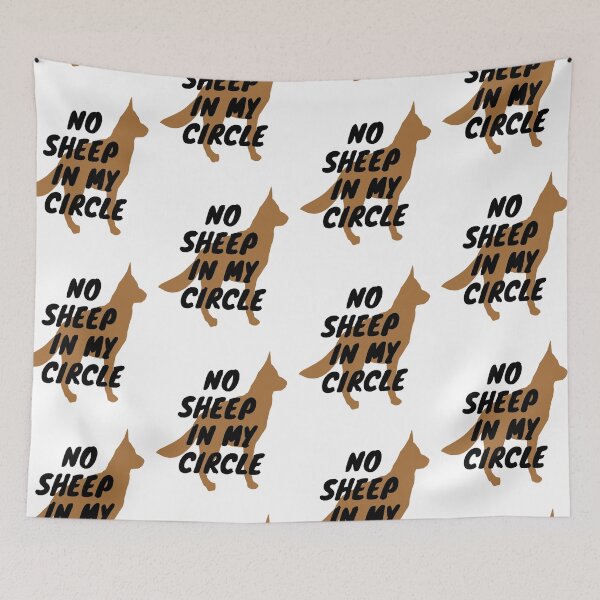 Item preview, No sheep in my circle - word  designed and sold by Kinkalow.