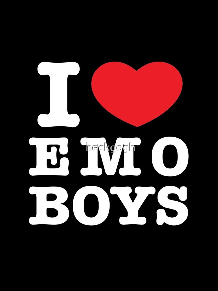 I Love or Heart Emo Boys Essential T-Shirt for Sale by heckgogh