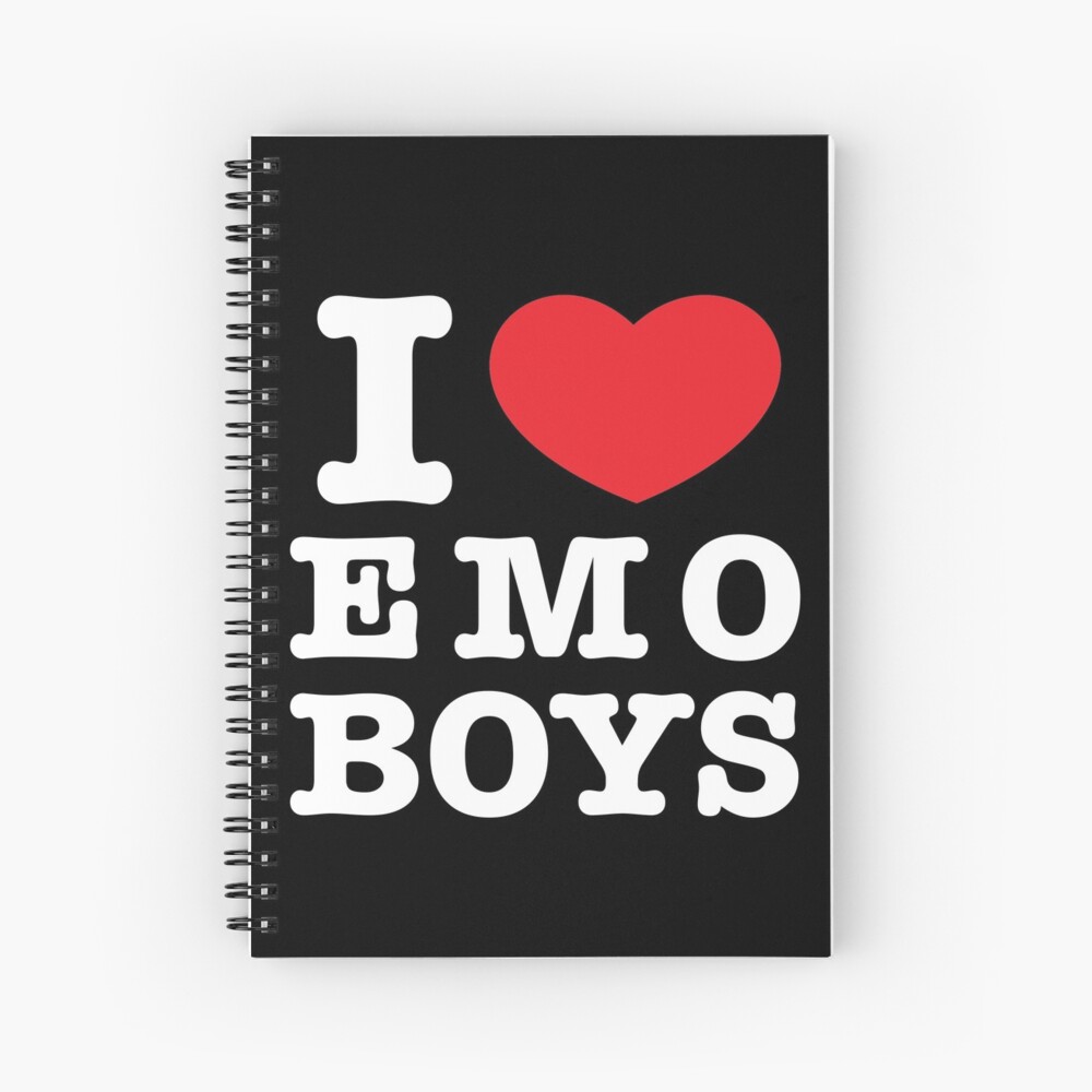 That emo boy rainbow flag Spiral Notebook for Sale by