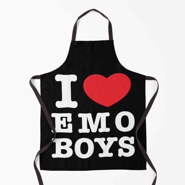 Item preview, I Love or Heart Emo Boys in Black designed and sold by heckgogh.