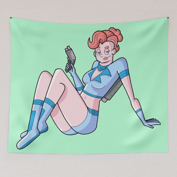 Item preview, Blue Cosmic Space Girl designed and sold by Justin Rostad.