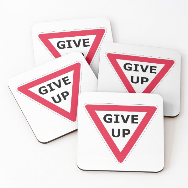 Item preview, Give Up designed and sold by GnomeEnthusiast.