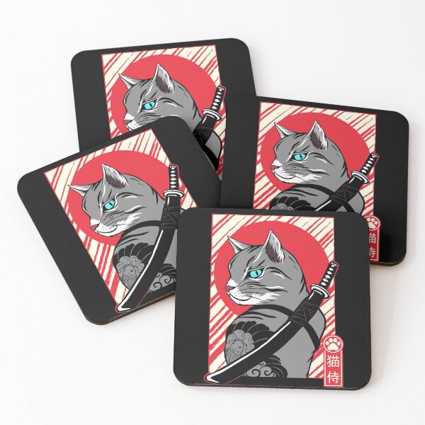 Item preview, Japan Samurai Cat designed and sold by predatorart93.