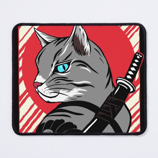 Item preview, Japan Samurai Cat designed and sold by predatorart93.