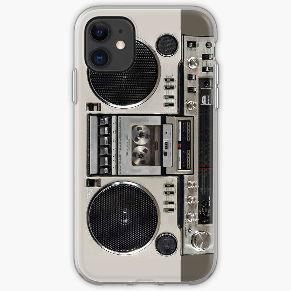 Vintage 80s Boombox Ghettoblaster iPhone Soft Case