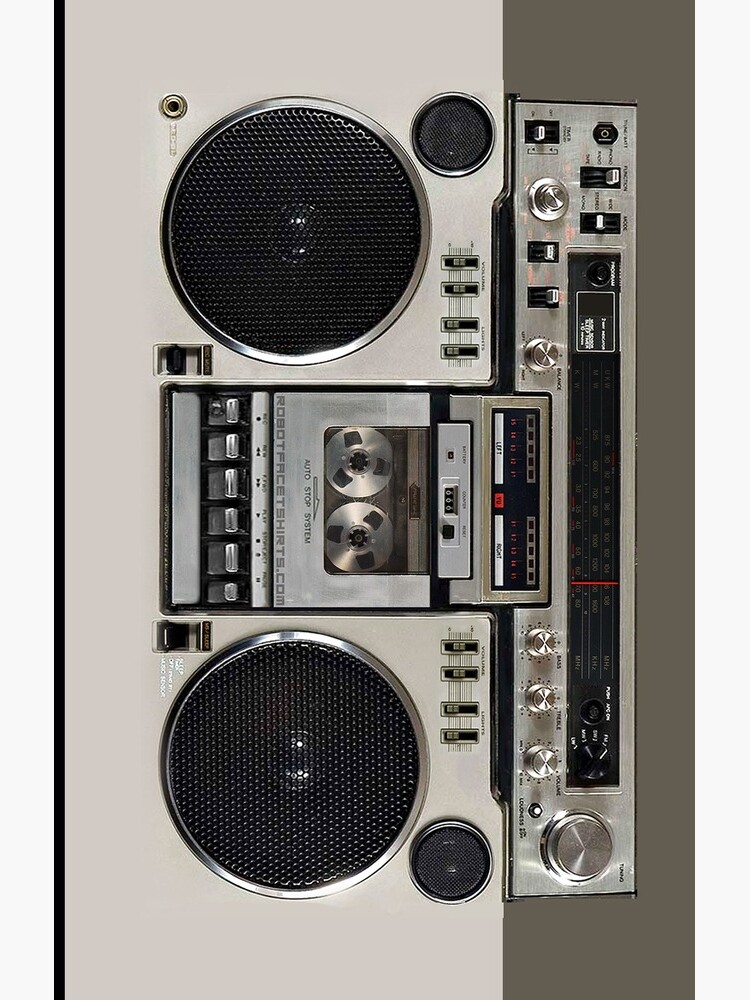 Vintage 80s Boombox Ghettoblaster by robotface