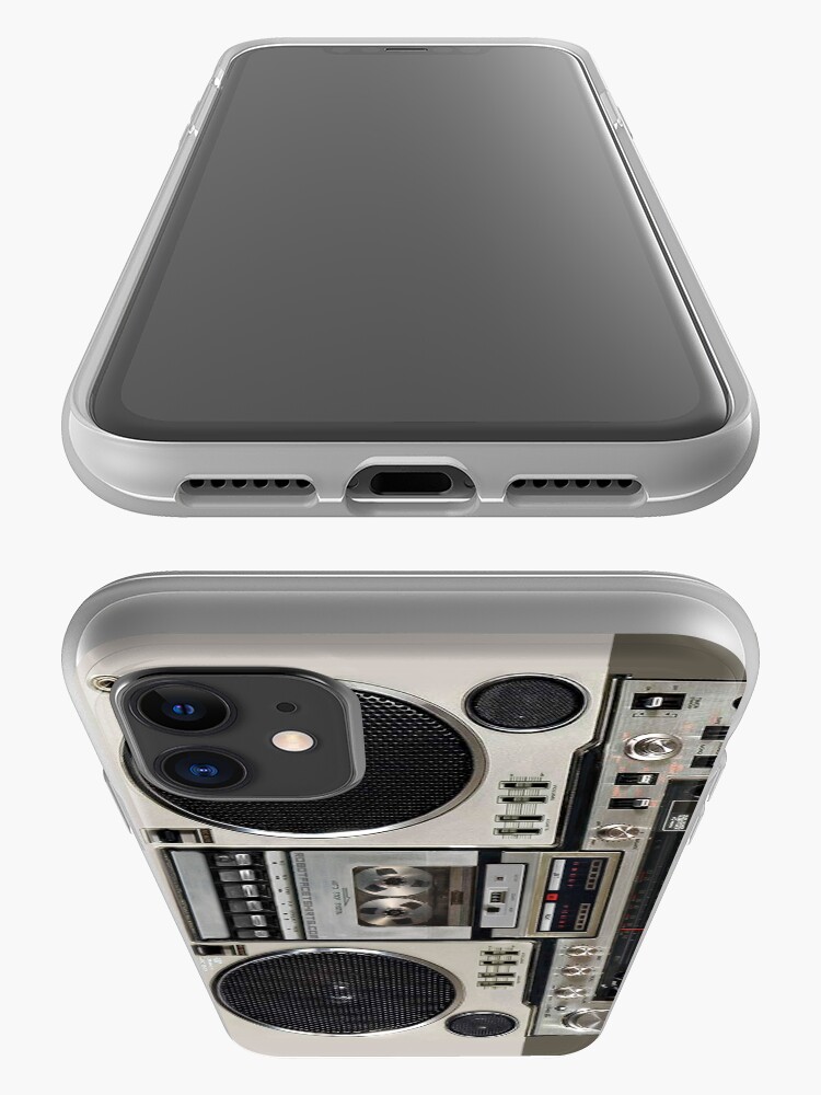 Alternate view of Vintage 80s Boombox Ghettoblaster iPhone Case & Cover