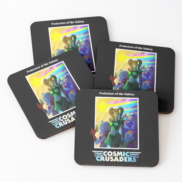 Item preview, Cosmic Crusaders (Space Girls Poster) designed and sold by Justin Rostad.