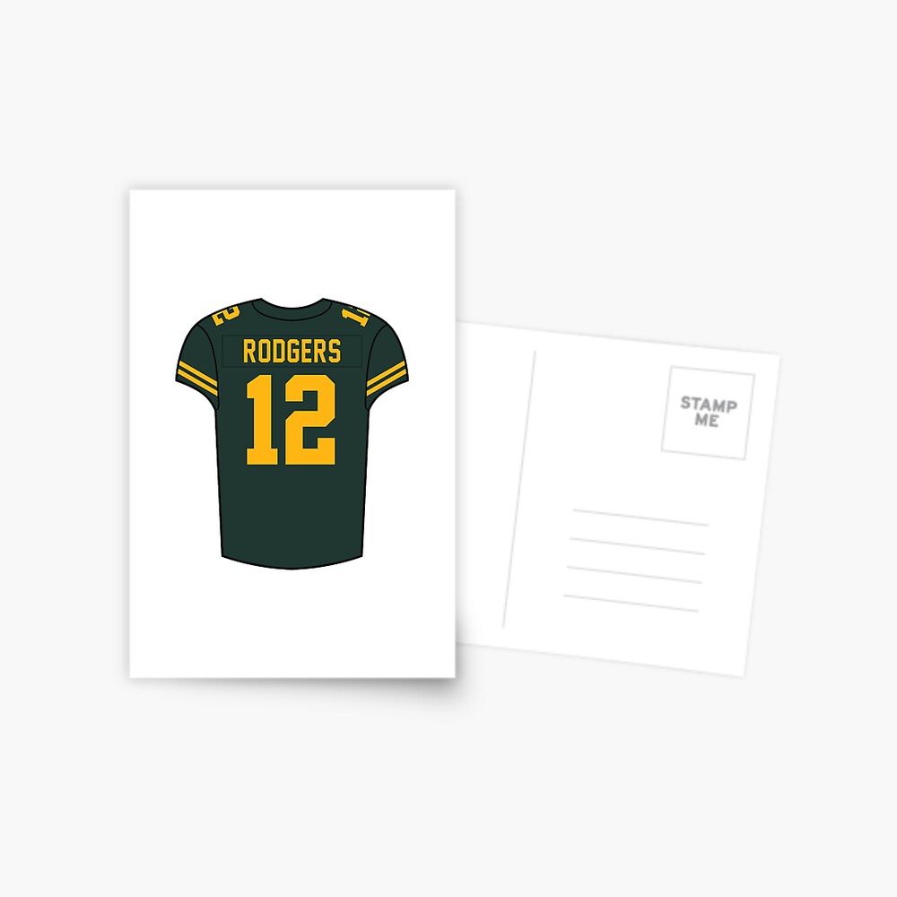 Aaron Rodgers Alternate Jersey Canvas Print for Sale by