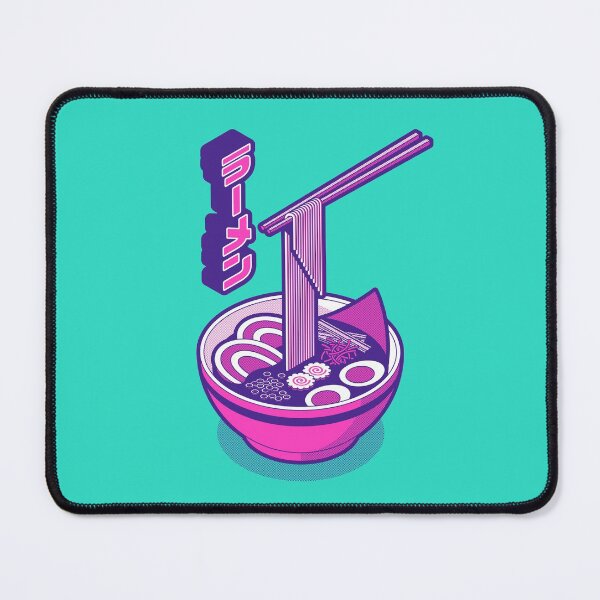 Item preview, Ramen Isometric - Aqua Magenta designed and sold by VoodooCircus.