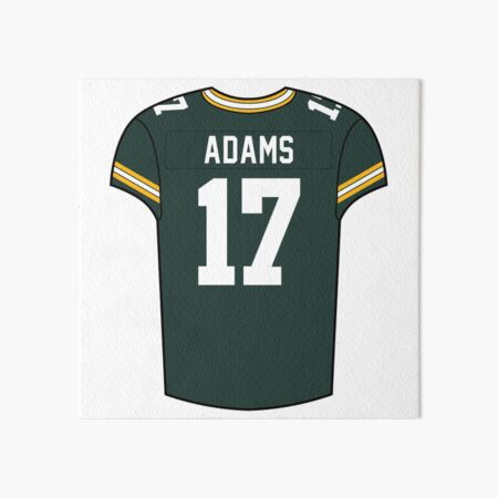 Davante Adams Home Jersey Art Board Print for Sale by designsheaven