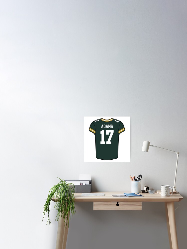 Davante Adams Home Jersey Poster for Sale by designsheaven