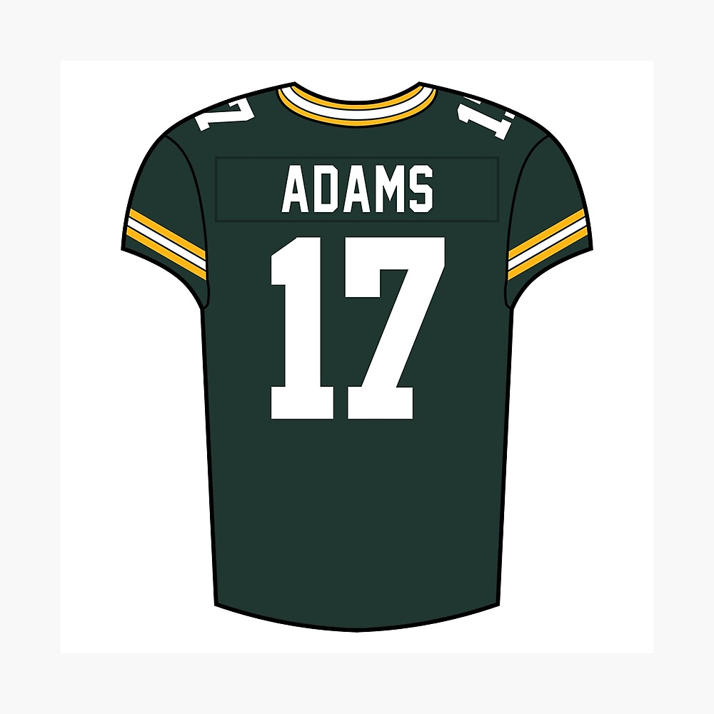 Davante Adams Home Jersey Poster for Sale by designsheaven