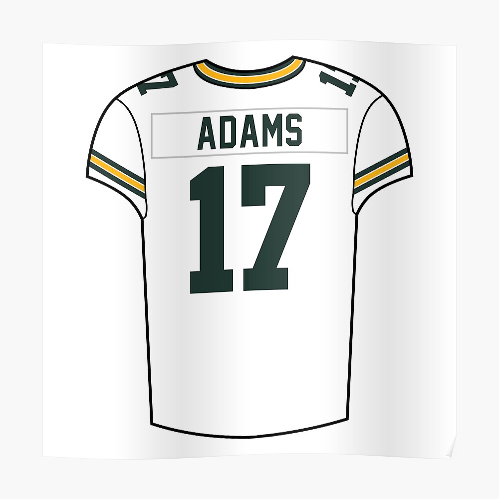 Davante Adams Away Jersey Poster for Sale by designsheaven