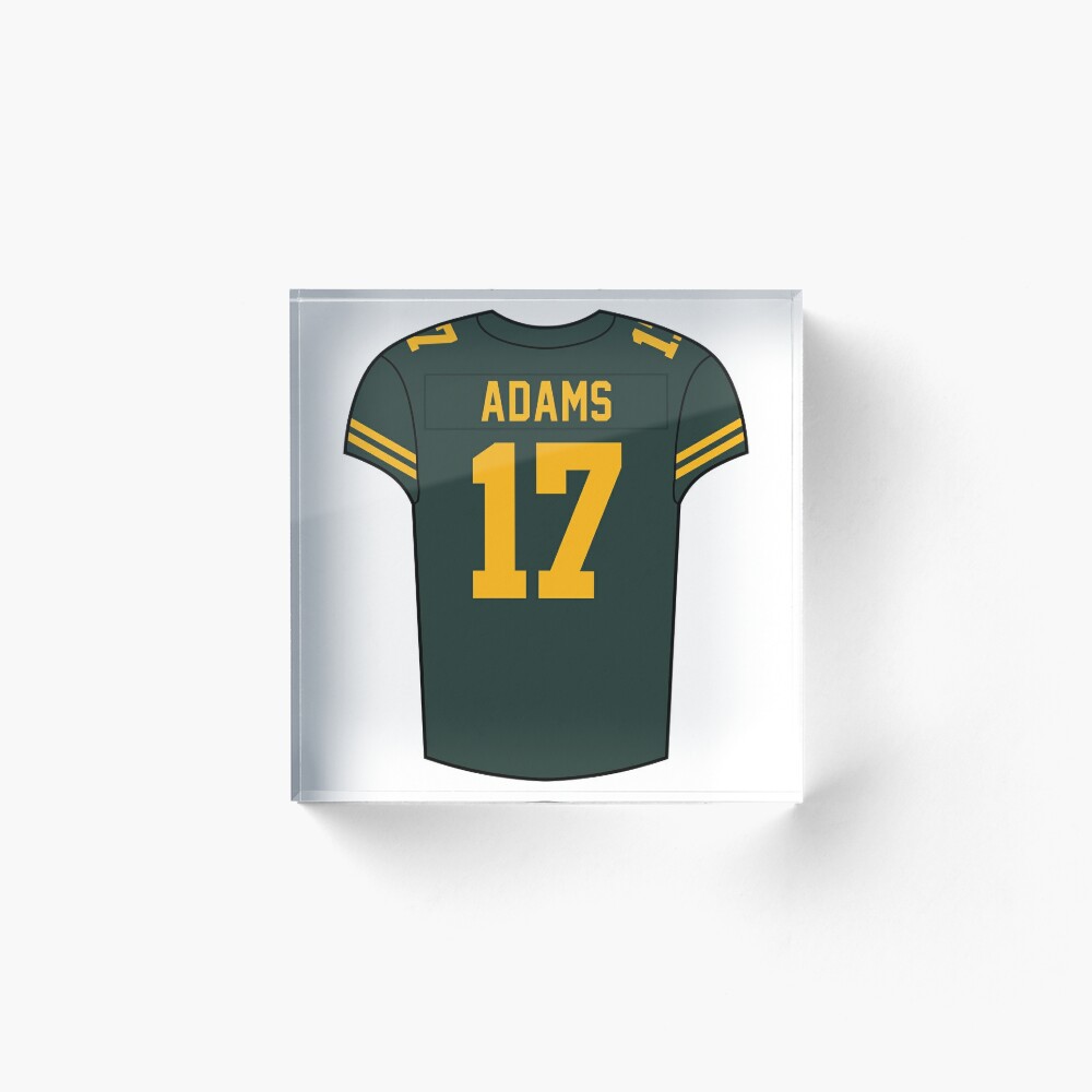 Davante Adams Home Jersey Art Board Print for Sale by