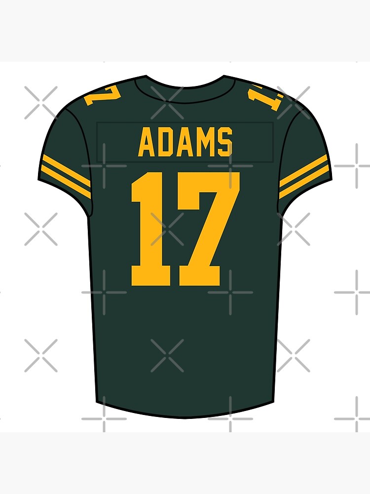 Davante Adams Alternate Jersey Art Board Print for Sale by designsheaven