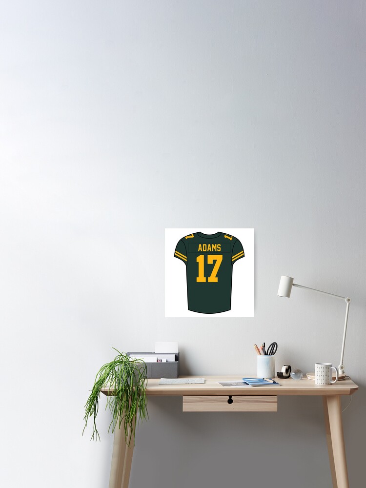 Davante Adams Alternate Jersey Sticker for Sale by designsheaven