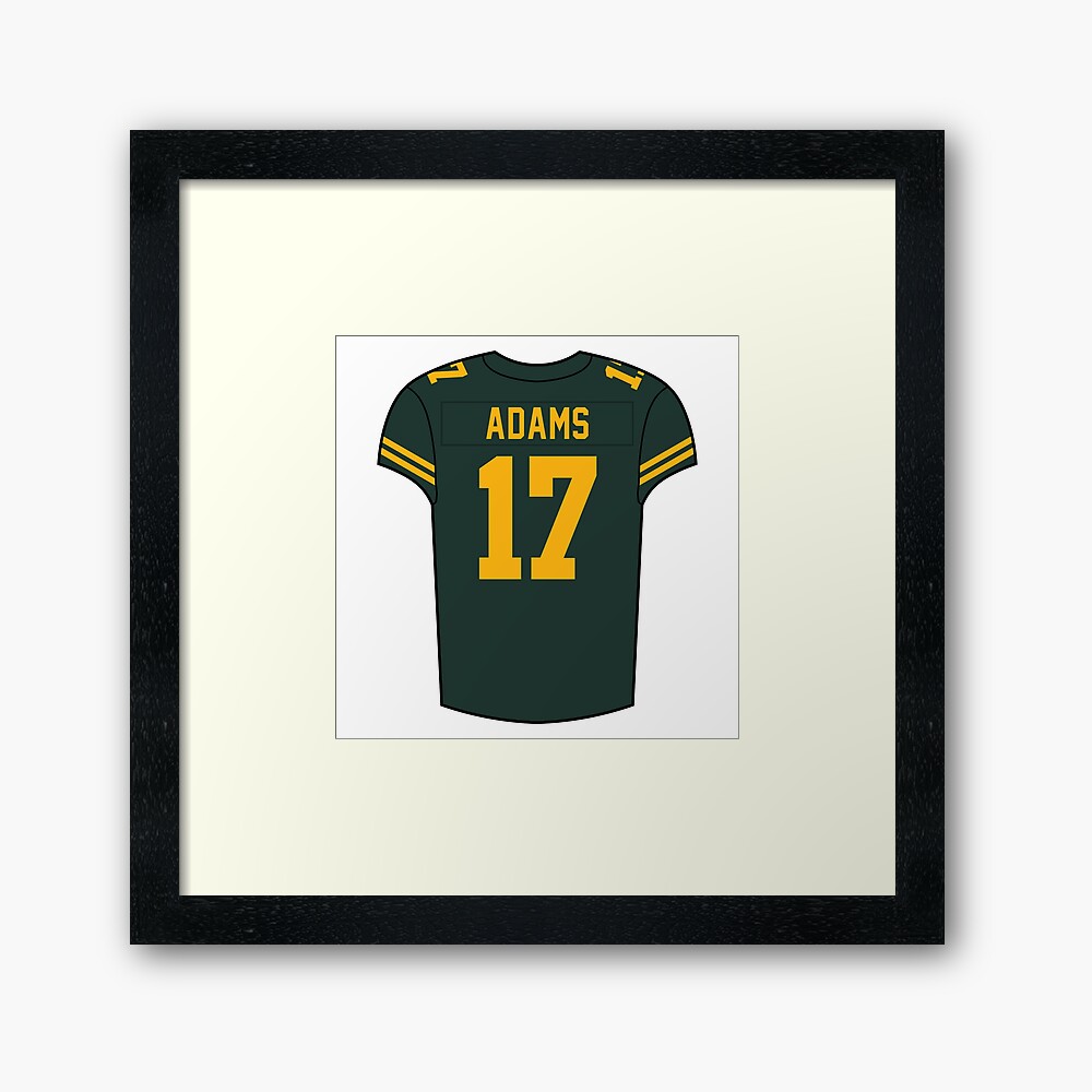 Davante Adams Alternate Jersey Art Board Print for Sale by designsheaven