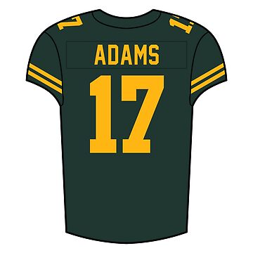 Davante Adams Alternate Jersey' Art Board Print for Sale by