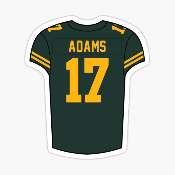 Davante Adams Alternate Jersey' Art Board Print for Sale by