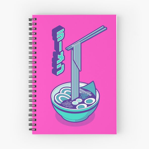 Item preview, Ramen Isometric - Magenta Aqua designed and sold by VoodooCircus.