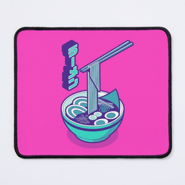 Item preview, Ramen Isometric - Magenta Aqua designed and sold by VoodooCircus.