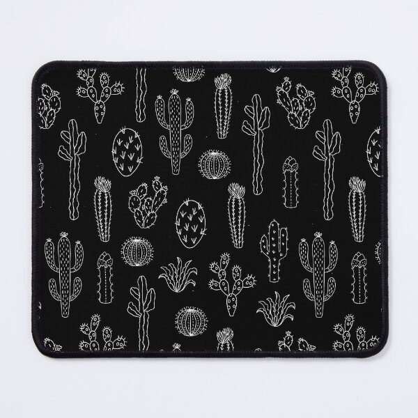Item preview, Cactus Silhouette White And Black designed and sold by Maria Heyens.