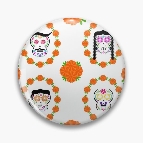 Item preview, Male&Female Mexican Calaveritas (Skulls) Pattern designed and sold by mixMixtli.