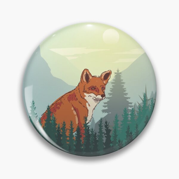 Item preview, A Fox in the Wild Sunset and Mountain designed and sold by Darabi.