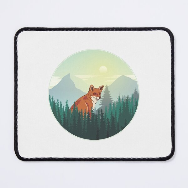 Item preview, A Fox in the Wild Sunset and Mountain designed and sold by Darabi.