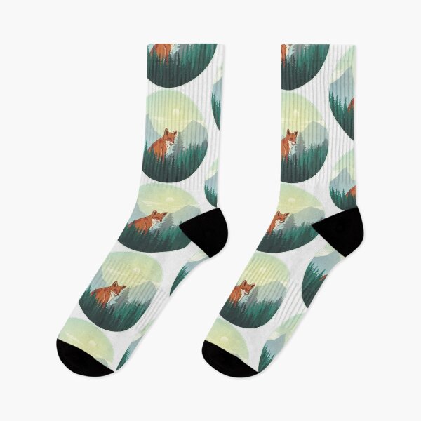 Item preview, A Fox in the Wild Sunset and Mountain designed and sold by Darabi.