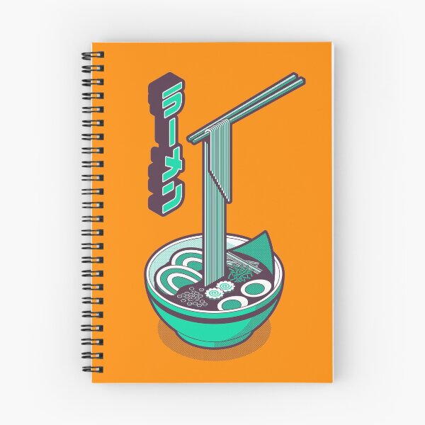 Item preview, Ramen Isometric - Orange Green designed and sold by VoodooCircus.
