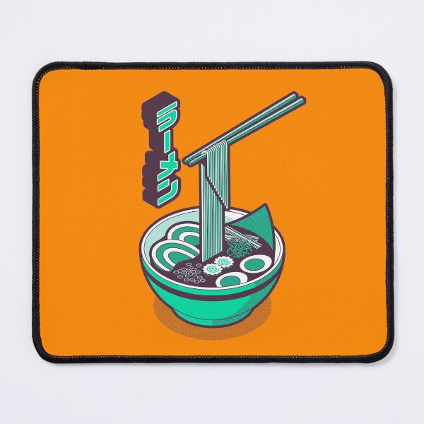 Item preview, Ramen Isometric - Orange Green designed and sold by VoodooCircus.